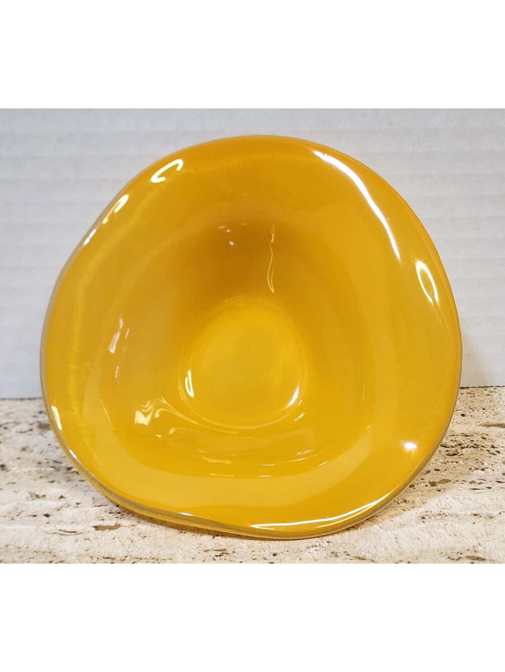 Annie Glass Studio Handcrafted Glass bowl glass 1997 Ann Morhauser